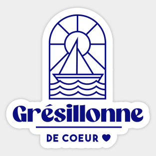 Grésillonne de coeur - Brittany Morbihan 56 Mer Ile de Groix Sticker